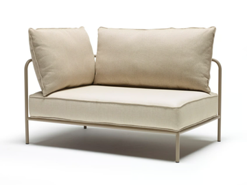 FLAP - Corner modular steel and fabric garden armchair by SCAB DESIGN - view 2
